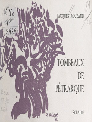 cover image of Tombeaux de Pétrarque